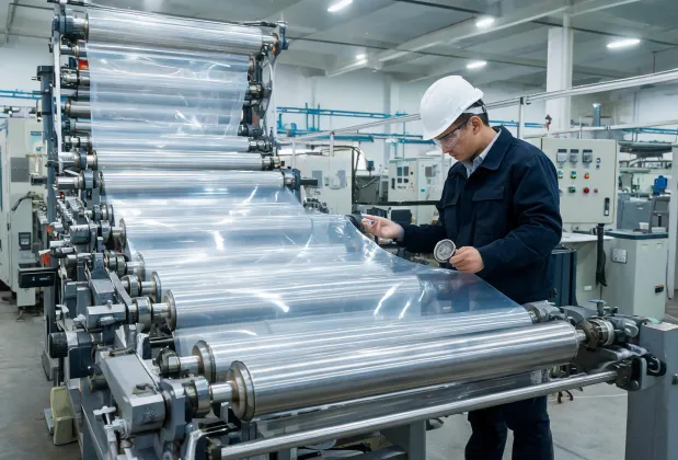 Packaging film line trial